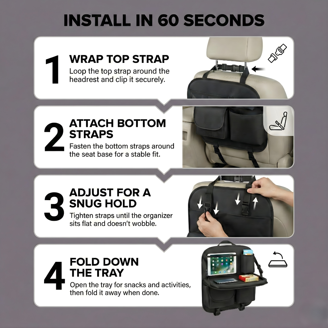 Stowr™ Backseat Tray